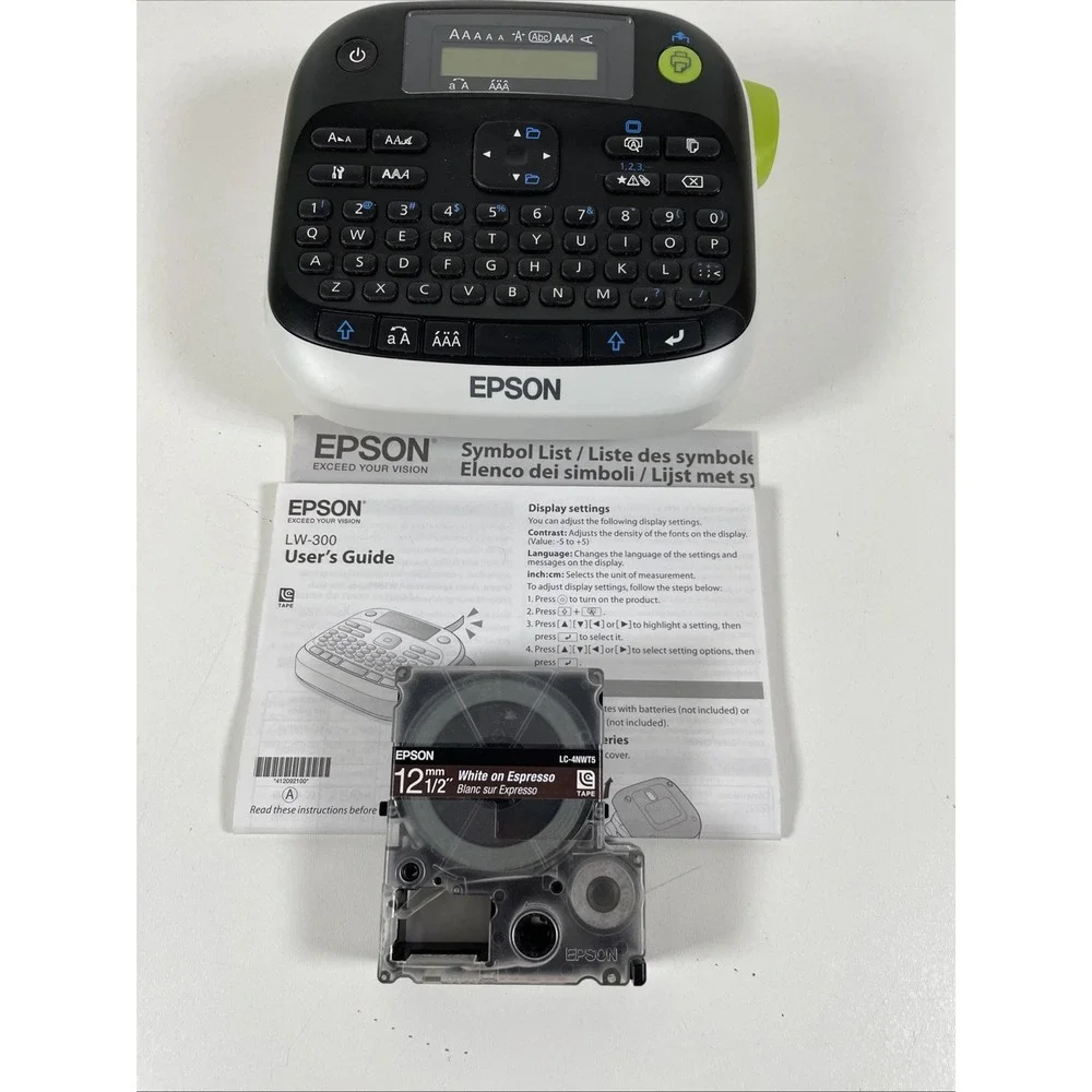 Epson Labelworks LW-300 Label Printer No Cord Tested Device Only